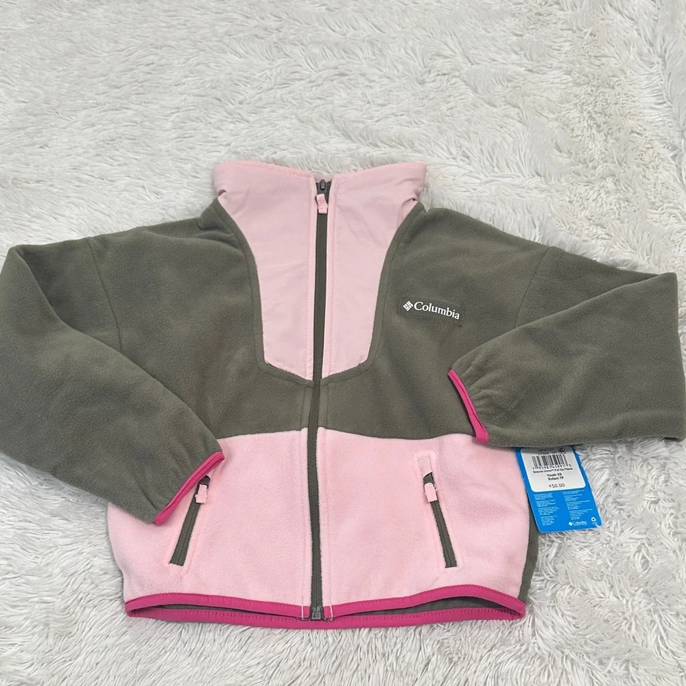 🟣 NWT Columbia Fleece Zip Up Jacket